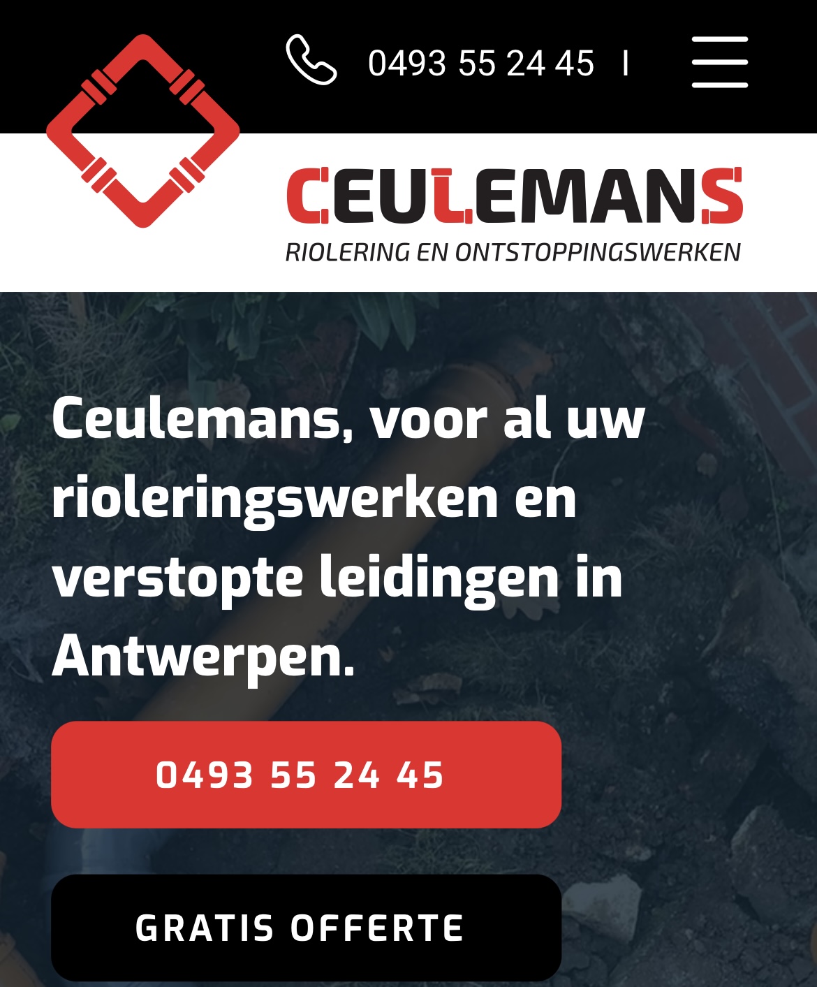 aannemers rioleringswerken Steendorp Rioleringswerken Ceulemans