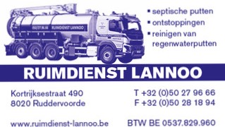 aannemers rioleringswerken Izegem Ruimdienst Lannoo